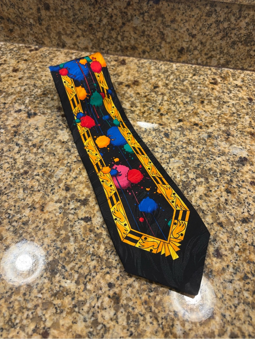 Vintage Rush Limbaugh Black Silk Necktie Tie